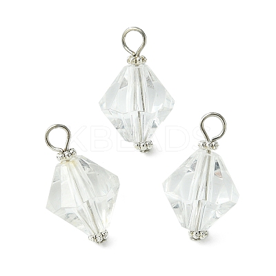 Acrylic Pendant with Iron Flat Head Pins PALLOY-JF02248-01-1