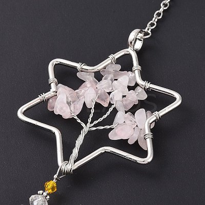 Teardrop Acrylic Beads Big Pendant Decorations LS-HJEW-D029-01P-B-1