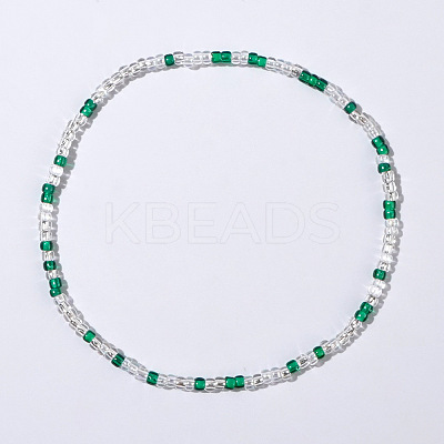 Summer & Bohemian Style Glass Seed Beaded Stretch Bracelets UR3861-2-1
