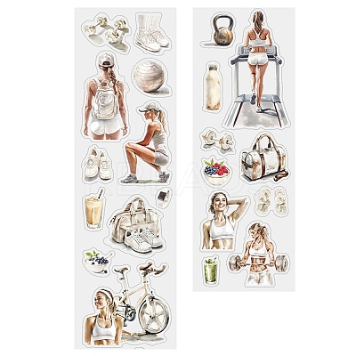 Independent Living Themes Label Paster Picture Stickers DIY-Q038-04B-1