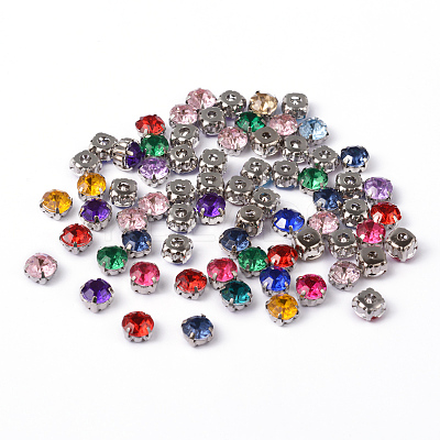 Sew on Rhinestone GACR-D001-6mm-M-1