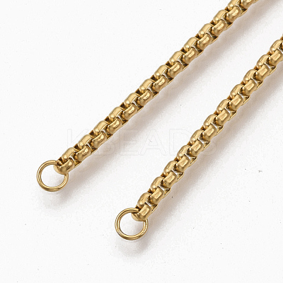 PVD Vacuum Plating Adjustable 304 Stainless Steel Slider Bracelets Making STAS-T050-030G-1