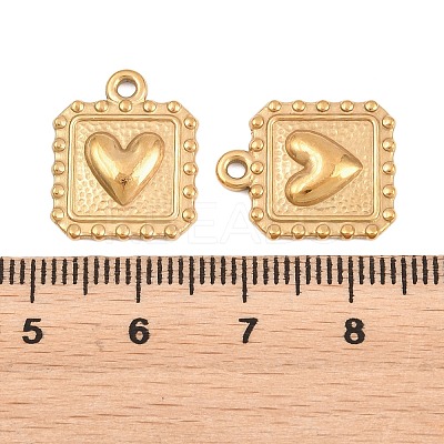 Valentine's Day 304 Stainless Steel Pendants STAS-F366-05G-1