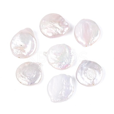 Baroque Natural Nucleated Pearl Keshi Pearl Beads PEAR-N020-L07-01-1