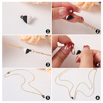 42 Sets 21 Styles Alloy Magnetic Clasps FIND-TA0001-95-1