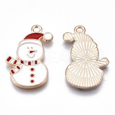 Alloy Enamel Pendants X-ENAM-Q442-041-RS-1