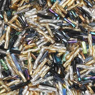 Glass Twist Bugle Beads SEED-XCP0001-43-1