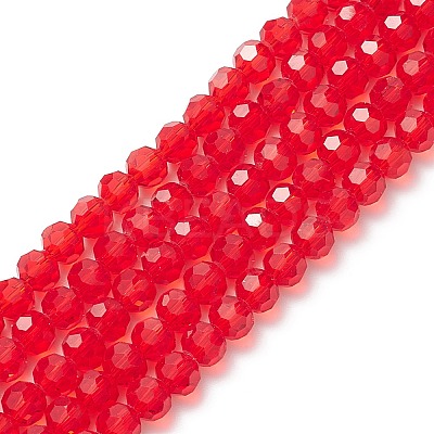 Transparent Glass Bead Strands GLAA-G013-8mm-98-1