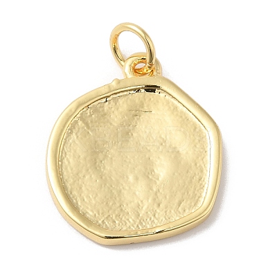 Rack Plating Brass Enamel Pendants KK-R144-01G-02-1