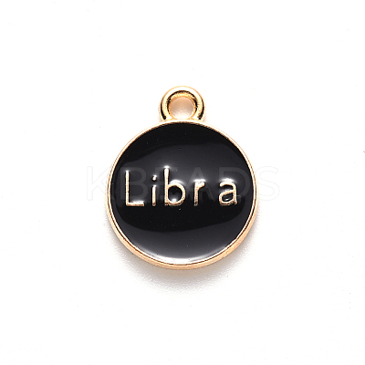 Alloy Enamel Pendants LS-ENAM-S124-01A-08K-1