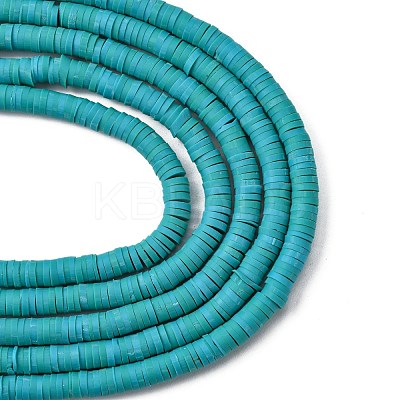 Handmade Polymer Clay Beads Strands CLAY-R089-4mm-Q107-1