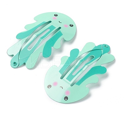 Baking Paint Iron Snap Hair Clips PHAR-B0002-26B-1