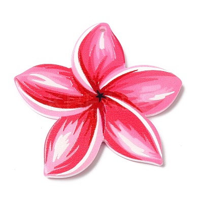 Opaque Acrylic Pendants SACR-P021-02C-1