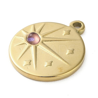 PVD Vacuum Plating 316 Stainless Steel Pendants STAS-C090-06G-03-1