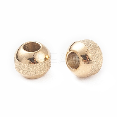 Ion Plating(IP) Textured 304 Stainless Steel Beads STAS-P306-01C-G-1