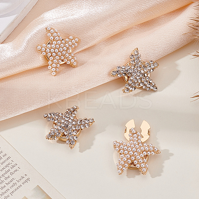 4Pcs 2 Styles Alloy Cufflinks AJEW-GA0009-06-1