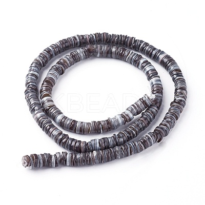Shell Beads Strands SSHEL-E571-49G-1