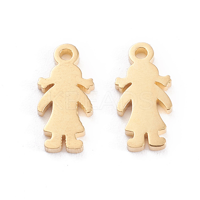 304 Stainless Steel Charms STAS-I151-44G-1