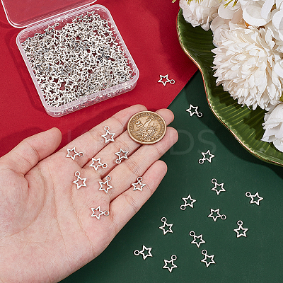 200Pcs Tibetan Style Alloy Charms UNKW-UN0001-20-1