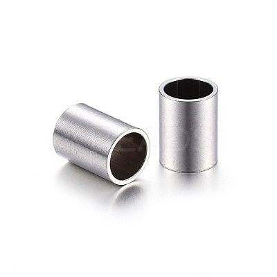 Tarnish Resistant 304 Stainless Steel Tube Beads STAS-O107-07P-D-1