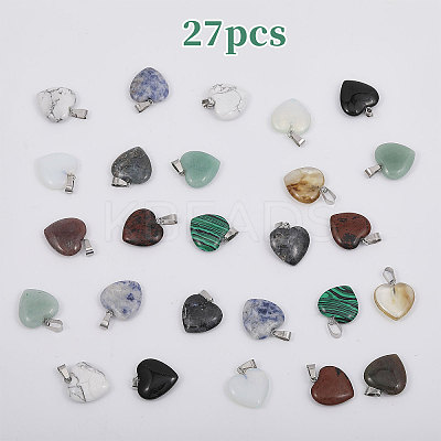 27pcs Pendants Sets G-GL0001-07-1