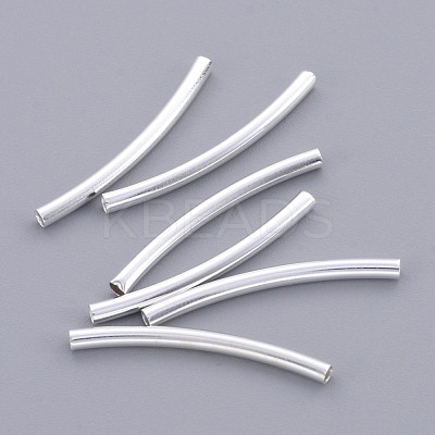 Curved Brass Tube Beads EC297-S-1