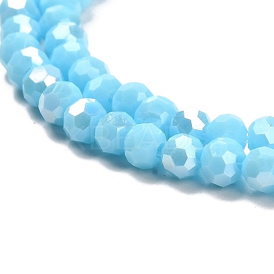 Opaque Glass Beads Stands EGLA-A035-P4mm-B08-1