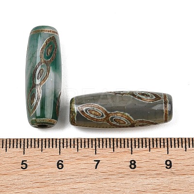 Tibetan Style dZi Beads TDZI-E004-65-04-1