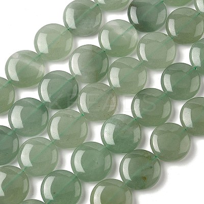 Natural Green Aventurine Beads Strands G375-27-1