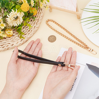 2Pcs 2 Style Wristlet Bag Straps DIY-WR0003-05G-1