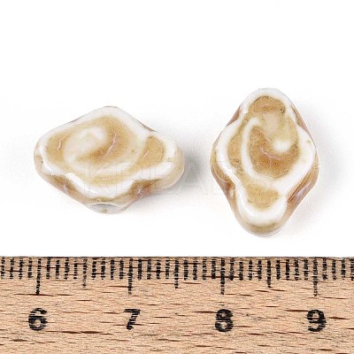 Handmade Porcelain Beads PORC-T133-30E-1