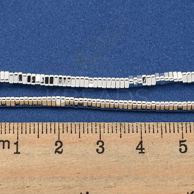 Electroplated Synthetic Non-Magnetic Synthetic Hematite Beads Strands G-I360-I01-04-1