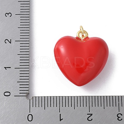 Brass Enamel Pendants KK-D336-08G-02-1