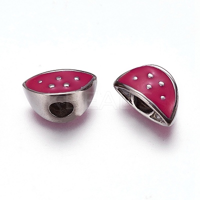 304 Stainless Steel European Beads LS-STAS-J018-03P-01-1