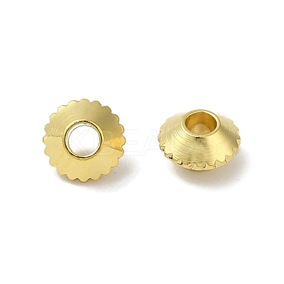 Rack Plating Brass Spacer Beads X-KK-P246-05G-1