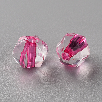 Transparent Acrylic Beads TACR-S154-16A-1