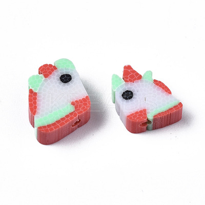 Handmade Polymer Clay Beads CLAY-N008-021D-1