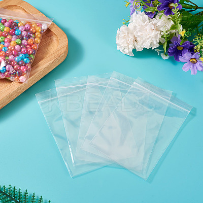 Transparent Plastic Resealable Packaging Bags OPP-TADJ0001-05B-1