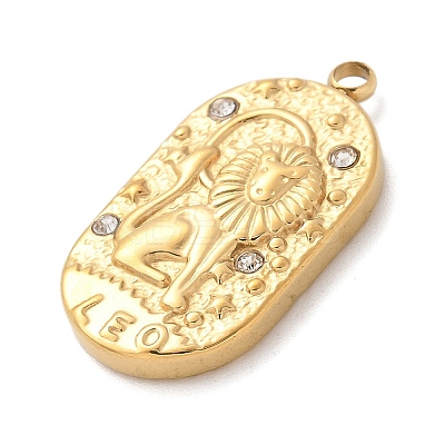 304 Stainless Steel Pendants LS-STAS-F349-03G-06-1