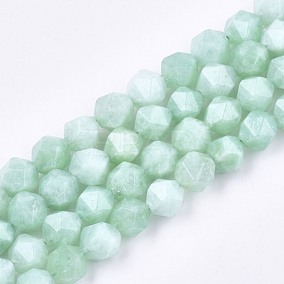 Natural Myanmar Jade/Burmese Jade Beads Strands G-T108-27B-1