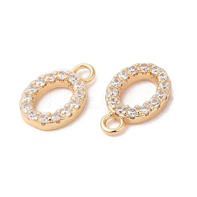 Brass with Rhinestone Pendants KK-Q770-01G-1