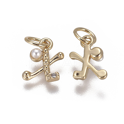 Brass Charms KK-L179-08X-G-1