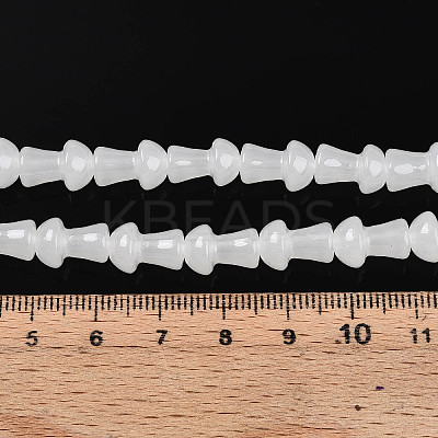 Baking Paint Glass Beads Strands DGLA-N007-01A-1