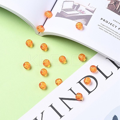 Autumn Theme Transparent Acrylic Beads LS-X-TACR-S089-10mm-11-1