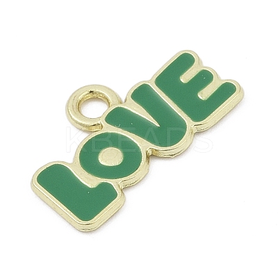 Valentine's Day Alloy Enamel Pandants PALLOY-V001-06B-1