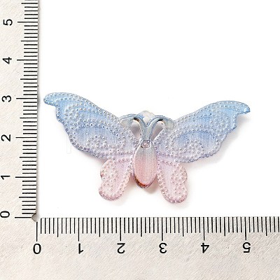 Gradient Color Resin Pendants RESI-Q012-03C-1