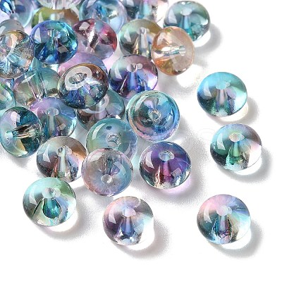 Baking Paint Transparent Glass Beads DGLA-S116-01J-1