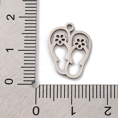 Non-Tarnish 201 Stainless Steel Pendants STAS-U016-03P-1