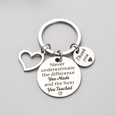 201 Stainless Steel Keychains KEYC-WH20005-022-1