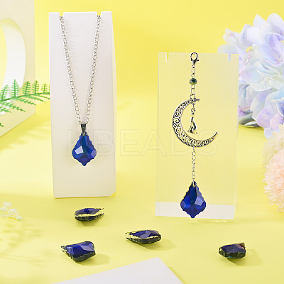 4Pcs Glass Pendants GLAA-TA0004-30-1
